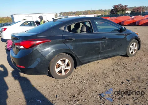 2014 Hyundai Elantra Se z USA, uszkodzony, nr VIN 5NPDH4AE3EH537354